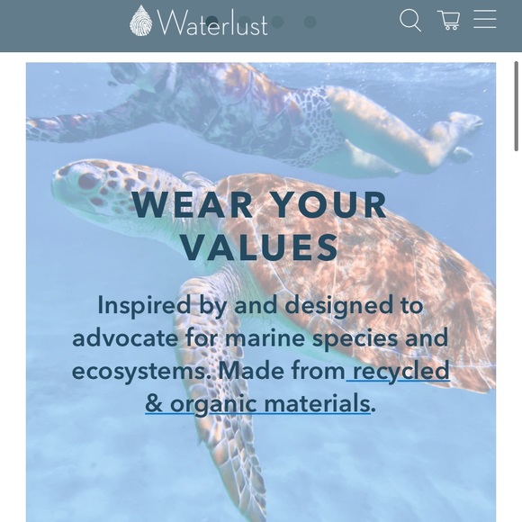 Waterlust recycled zip surf paddle swim suit long sleeve mock neck - medium - Picture 6 of 12